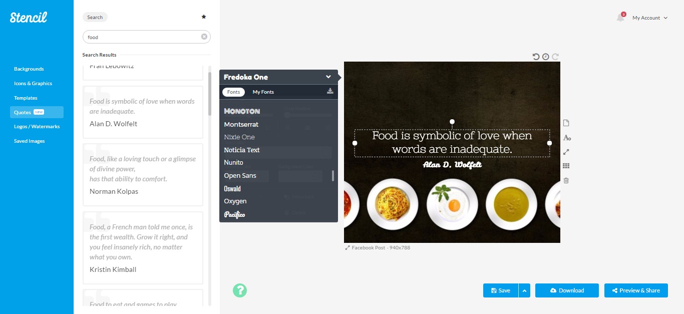 How to use GetStencil to make images for Social Media